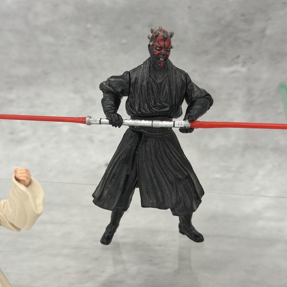 Star Wars Phantom Menace Obi-Wan & Qui-Gon vs Darth Maul Duel of the Fates - Picture 3 of 6